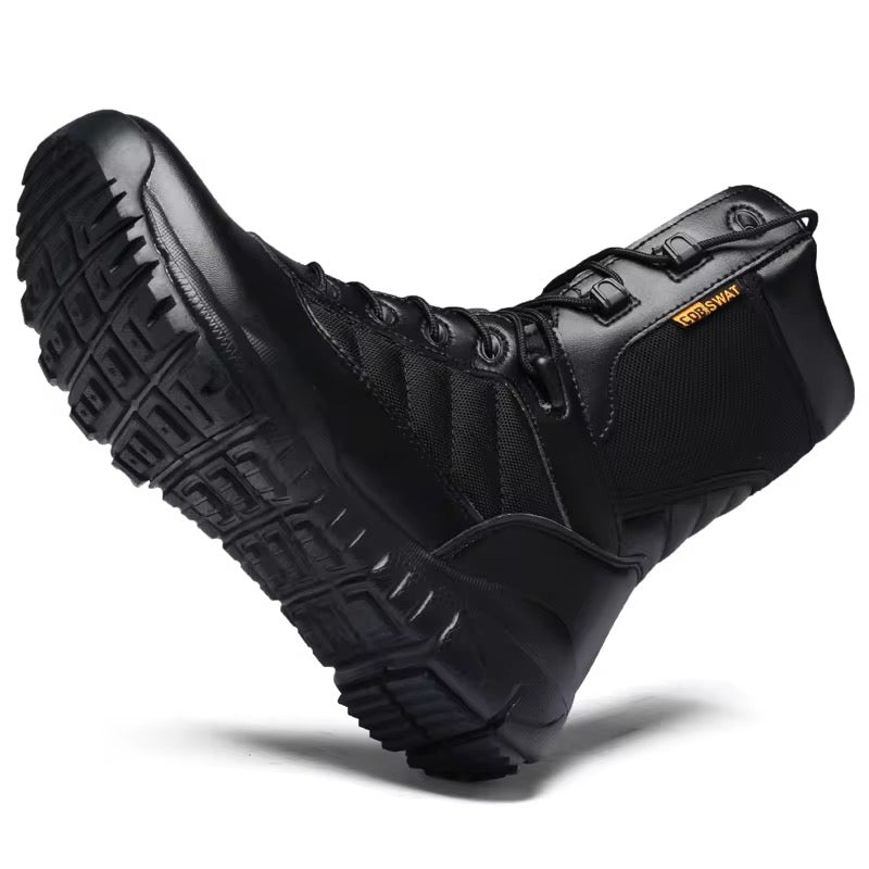 Botas De Combate Botas Hiking Boots Jungle Black Leather Combat Boots