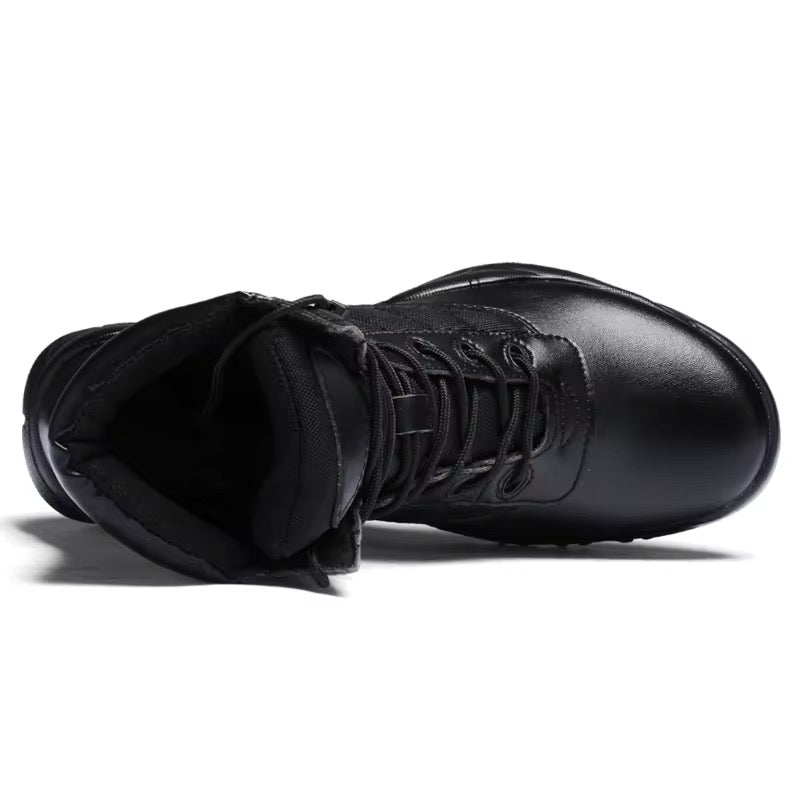 Botas De Combate Botas Hiking Boots Jungle Black Leather Combat Boots